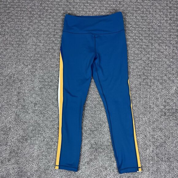 Zyia Active Leggings Womens Six Blue Janis Light N Tight Athletic Yoga Workout - Picture 1 of 10